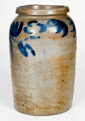 Early Baltimore, MD Stoneware Jar, circa 1825