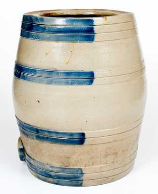 Scarce Five-Gallon SMITH & DAY, / MANUFACTURERS / NORWALK, CON. Stoneware Keg Cooler