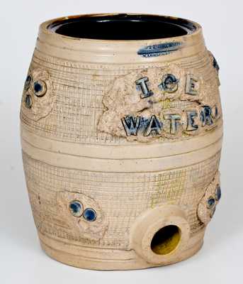 Extremely Rare SIPE & SONS / WILLIAMSPORT, PA Stoneware Ice Water Cooler