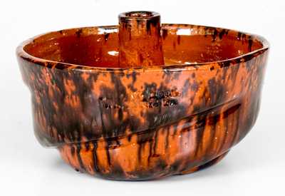 JOHN W. BELL / Waynesboro, Pa. Redware Turk s Head Mold