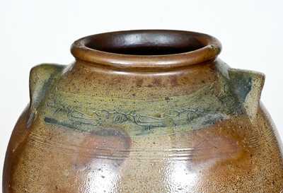 Three-Gallon Branch Green, Philadelphia, PA or Old Bridge, NJ Stoneware Jar