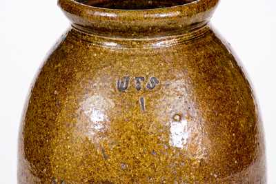 JFS (James Franklin Seagle, Vale, Lincoln County, NC) Stoneware Jug