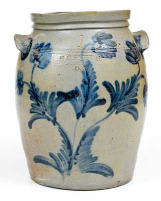 One-Gallon H.C. SMITH / ALEXA, DC (Alexandria, Virginia) Stoneware Jar