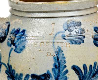 One-Gallon H.C. SMITH / ALEXA, DC (Alexandria, Virginia) Stoneware Jar