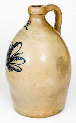 2 Gal. F. STETZENMEYER & G. GOETZMAN / ROCHESTER, NY Stoneware Jug