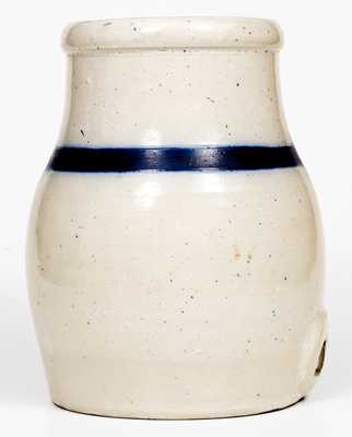 Rare C. RIESTER / GALION, Ohio Stoneware Advertising Cooler