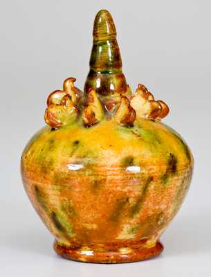 English Redware Birth Bank Inscribed