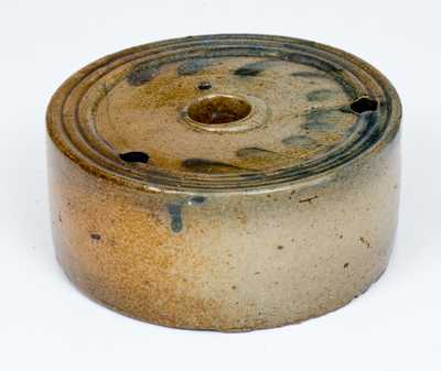 Stoneware Inkwell with Cobalt Decoration attrib. Nathan Clark, Athens, NY