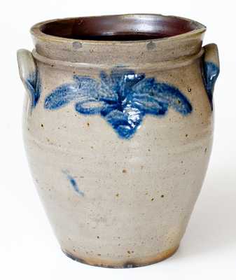 Rare 2 Gal. Stoneware Jar att. W. Nichols, Poughkeepsie, NY