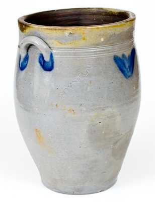 Rare 2 Gal. BOYNTON Stoneware Jar, Albany, NY, circa 1820