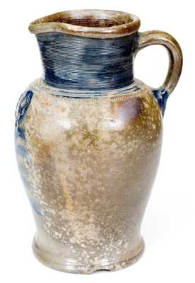 Extremely Rare Stoneware Pitcher, probably New Jersey origin