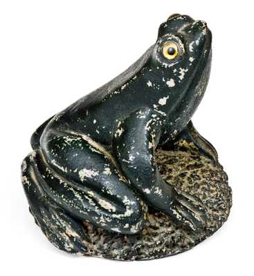 Very Rare Large-Sized Anna Pottery Frog Figure