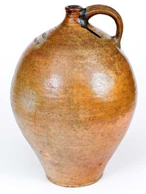 Extremely Rare and Important Gurdon Robins / Fayetteville, NC Jug - First North Carolina Stoneware Pottery