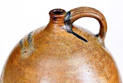 Extremely Rare and Important Gurdon Robins / Fayetteville, NC Jug - First North Carolina Stoneware Pottery