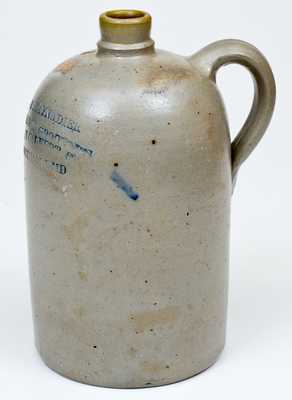 MAYNADIER / FANCY GROCERIES / BALTIMORE, MD Stoneware Advertising Jug