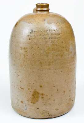 2 Gal. J. L. STRAUS & BRO. Baltimore, MD Stoneware Advertising Jug