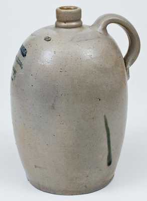 J. C. WHEELER / GROCERIES & LIQUORS / BALTIMORE Stoneware Advertising Jug
