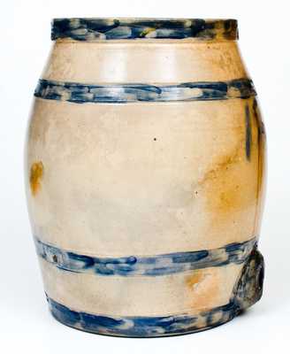 Unusual "1863" Stoneware Water Cooler, Northeastern U.S. origin