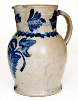 1 Gal. Stoneware Pitcher, Henry H. Remmey, Philadelphia, PA, circa 1860