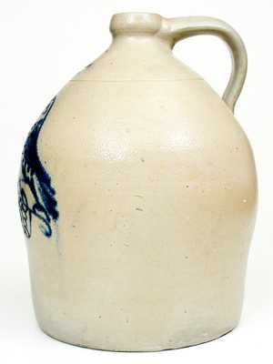 3 Gal. S. HART / FULTON Stoneware Jug with Bird Decoration