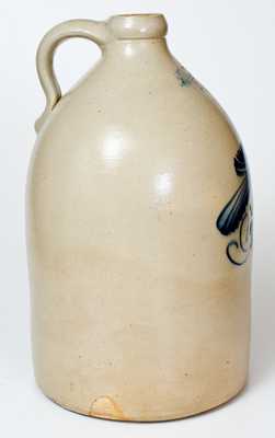 5 Gal. HAXSTUN, OTTMAN & CO. / FORT EDWARD, NY Stoneware Bird Jug