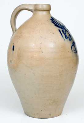 3 Gal. Stoneware Jug Dated 1840, probably Norwich, Connecticut