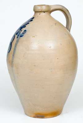 3 Gal. Stoneware Jug Dated 1840, probably Norwich, Connecticut
