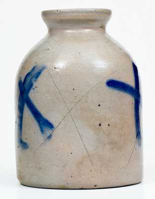 Unusual Stoneware Canning Jar with