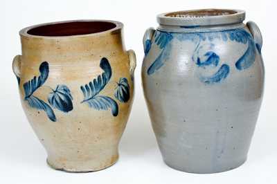 Lot of Two: 4 Gal. Stoneware Jars from Baltimore and Philadelphia