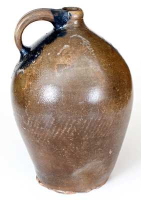 2 Gal. J. REMMEY / MANHATTAN WELLS / NEW-YORK Stoneware Jug