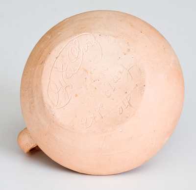 George Ohr, Biloxi, MS, Cup Inscribed 