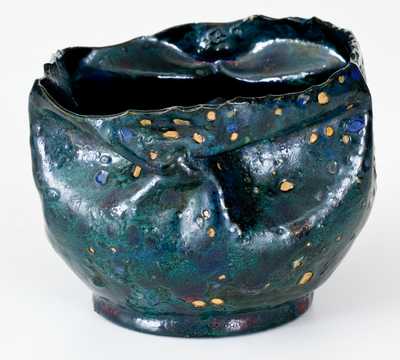 George Ohr, Biloxi, MS Art Pottery Vase (Re-Glazed)