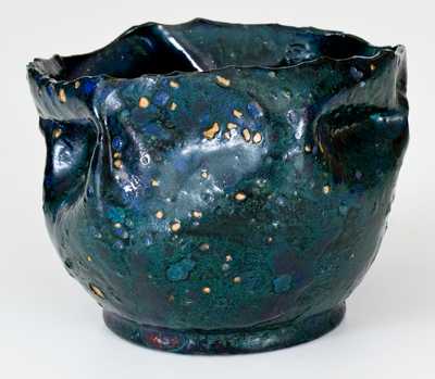 George Ohr, Biloxi, MS Art Pottery Vase (Re-Glazed)