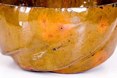 Rare Willoughby Smith / Womelsdorf, PA Redware Cake Mold