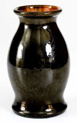 Fine JOHN BELL, Waynesboro, PA Redware Vase