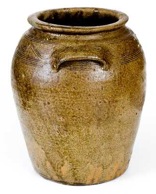 2 Gal. Catawba Valley, NC Stoneware Jar with Combed Decoration