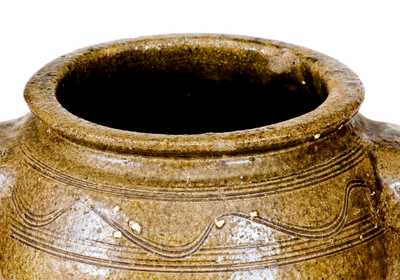 2 Gal. Catawba Valley, NC Stoneware Jar with Combed Decoration