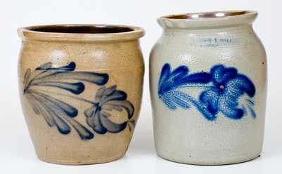 Lot of Two: Central PA Stoneware Jars incl. COWDEN & WILCOX / HARRISBURG, PA Example