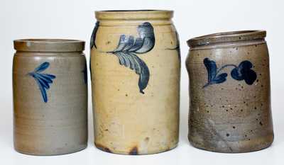 Lot of Three: Pennsylvania Stoneware Jars by R. C. Remmey and R. J. Grier