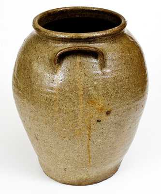 4 Gal. Edgefield District, SC Alkaline-Glazed Stoneware Jar