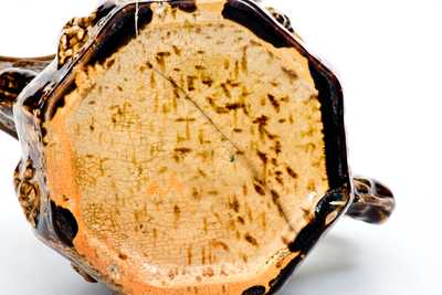 Lot of Two: American Rockingham Molded Game Pitchers