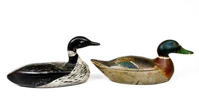 Two American Waterfowl Decoys