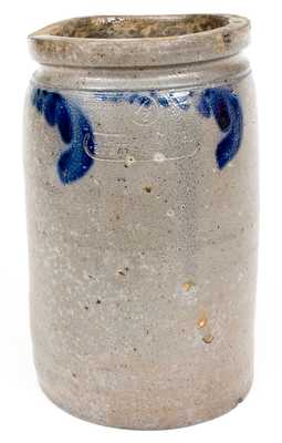 1 1/2 Gal. W. H. LEHEW & CO. / STRASBURG, VA Stoneware Jar