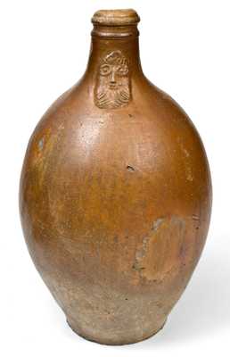 Bellarmine Stoneware Jug, probably Frechen, German, 16th / 17th Century