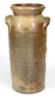 Rare W. T. MACON, Randolph County, NC 2 Gal. Stoneware Churn