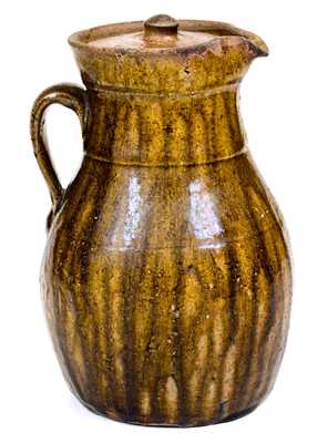 1 Gal. Crawford County, Georgia Stoneware Lidded Pitcher