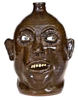 Lanier Meaders Face Jug, circa 1970's