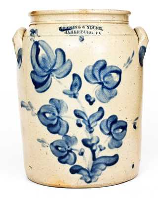 Very Fine WILLSON'S & YOUNG / HARRISBURG, PA Stoneware Jar