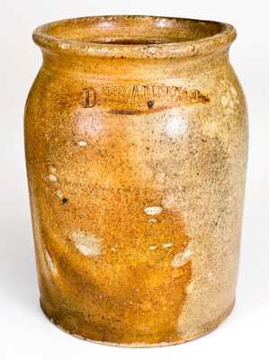 Rare D. BRANNAN, Oakland, CA Stoneware Jar