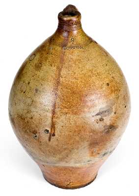 2 Gal. BOSTON Stoneware Jug with Iron-Oxide Wash